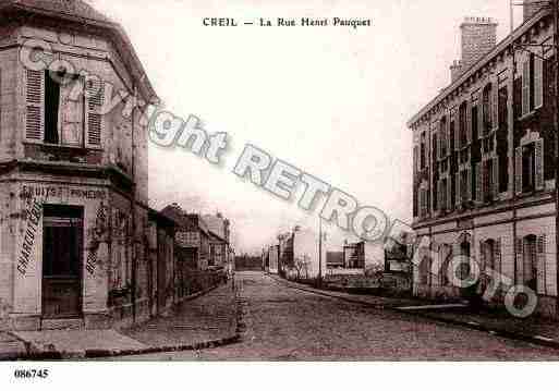 Ville de CREIL, carte postale ancienne