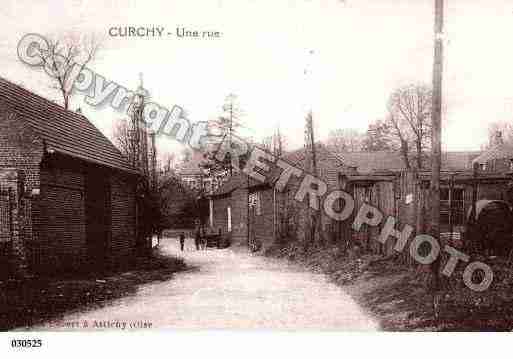 Ville de CURCHY, carte postale ancienne