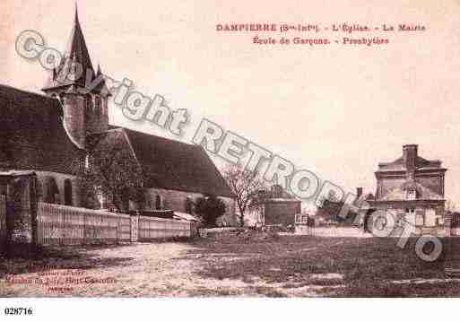 Ville de DAMPIERREENBRAY, carte postale ancienne