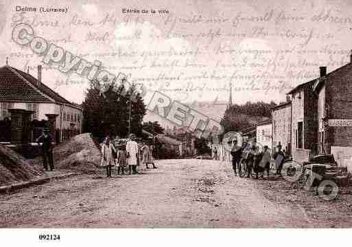 Ville de DELME, carte postale ancienne