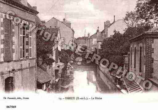 Ville de DREUX, carte postale ancienne