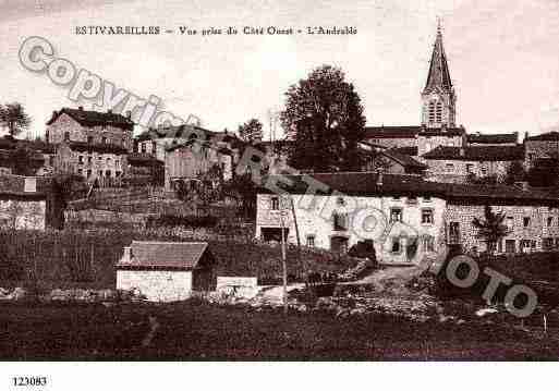 Ville de ESTIVAREILLES, carte postale ancienne