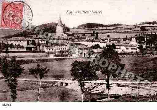 Ville de ESTIVAREILLES, carte postale ancienne