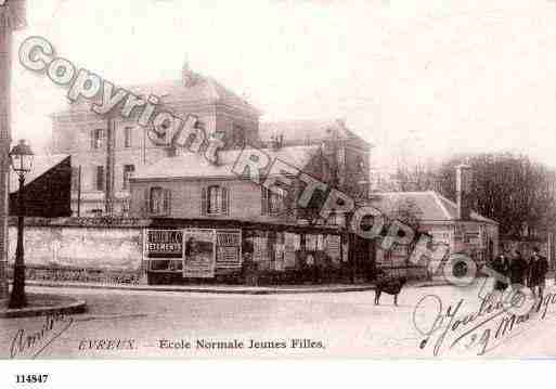 Ville de EVREUX, carte postale ancienne