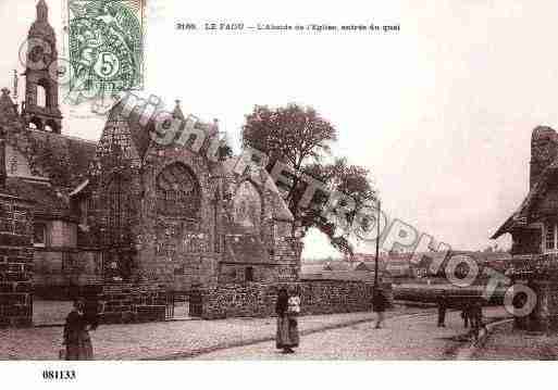 Ville de FAOU(LE), carte postale ancienne