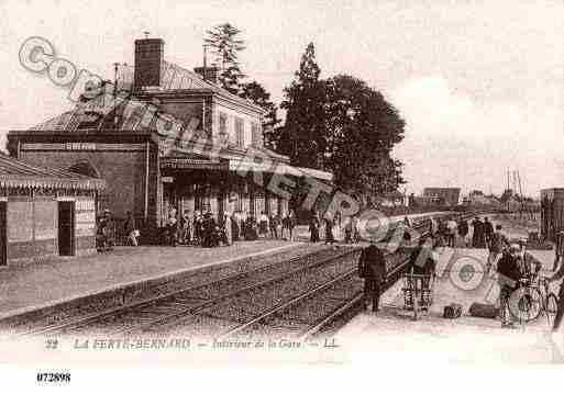 Ville de FERTEBERNARD(LA), carte postale ancienne