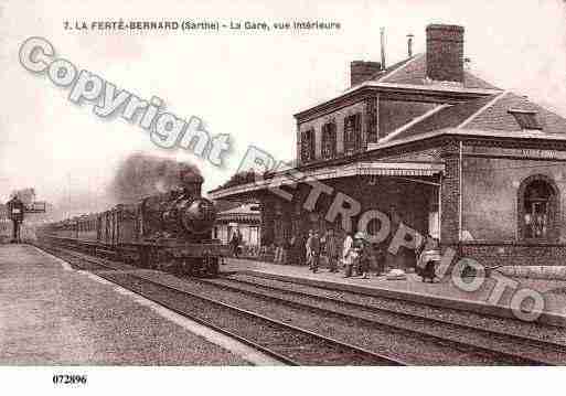 Ville de FERTEBERNARD(LA), carte postale ancienne