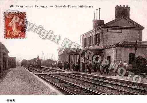 Ville de FOUCART, carte postale ancienne