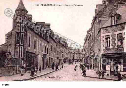 Ville de FOUGERES, carte postale ancienne