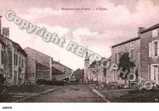 Ville de GIRONCOURTSURVRAINE, carte postale ancienne