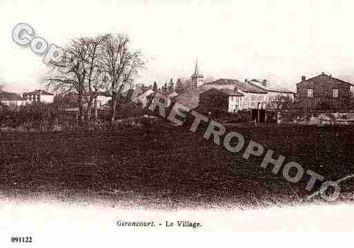 Ville de GIRONCOURTSURVRAINE, carte postale ancienne