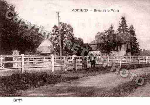 Ville de GODISSON, carte postale ancienne