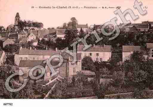 Ville de GOMETZLECHATEL, carte postale ancienne