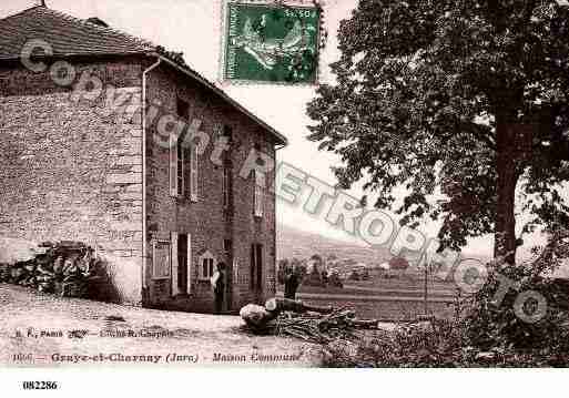 Ville de GRAYEETCHARNAY, carte postale ancienne