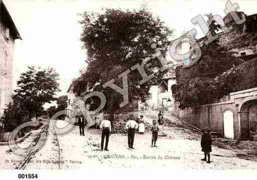 Ville de GRIGNAN, carte postale ancienne