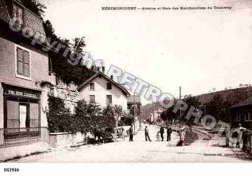 Ville de HERIMONCOURT, carte postale ancienne