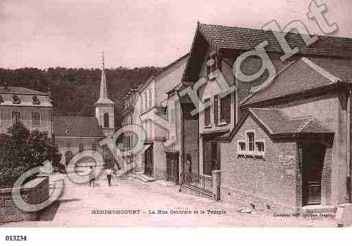 Ville de HERIMONCOURT, carte postale ancienne