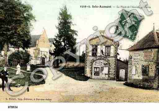 Ville de ISLEAUMONT, carte postale ancienne