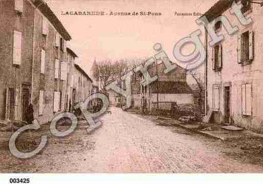 Ville de LACABAREDE, carte postale ancienne