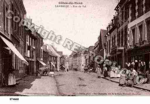 Ville de LAMBALLE, carte postale ancienne