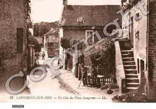 Ville de LANGRUNESURMER, carte postale ancienne