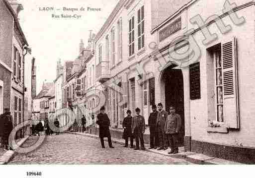 Ville de LAON, carte postale ancienne