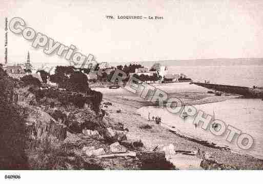 Ville de LOCQUIREC, carte postale ancienne