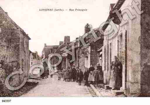 Ville de LONGNES, carte postale ancienne