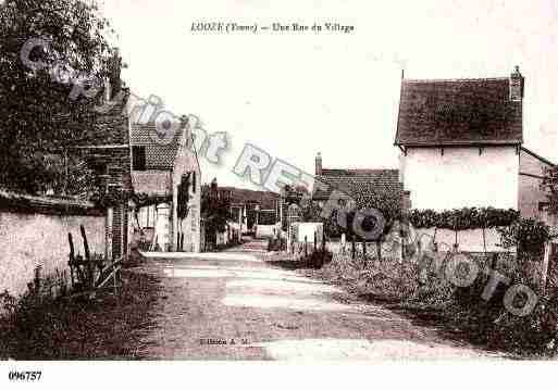 Ville de LOOZE, carte postale ancienne