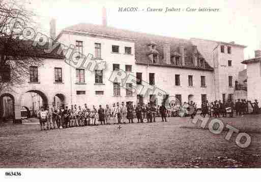 Ville de MACON, carte postale ancienne