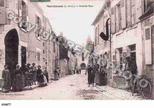 Ville de MARCHENOIR, carte postale ancienne