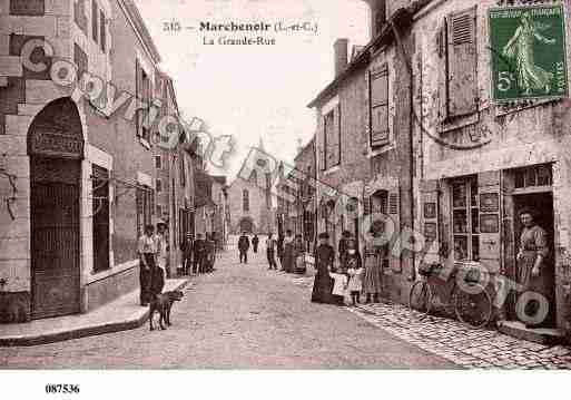 Ville de MARCHENOIR, carte postale ancienne