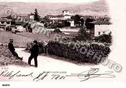 Ville de MARCYSURANSE, carte postale ancienne