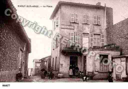 Ville de MARCYSURANSE, carte postale ancienne