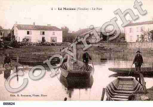 Ville de MAZEAU(LE), carte postale ancienne