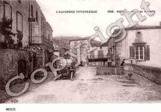 Ville de MEZEL, carte postale ancienne