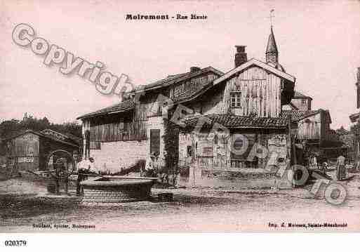 Ville de MOIREMONT, carte postale ancienne