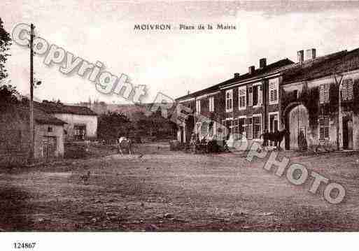 Ville de MOIVRONS, carte postale ancienne