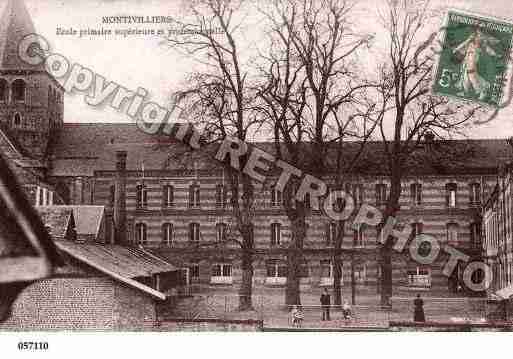 Ville de MONTIVILLIERS, carte postale ancienne