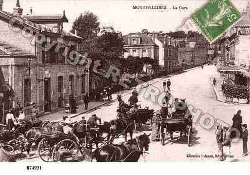 Ville de MONTIVILLIERS, carte postale ancienne