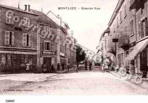Ville de MONTLIEULAGARDE, carte postale ancienne