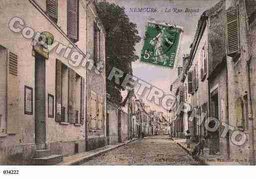 Ville de NEMOURS, carte postale ancienne