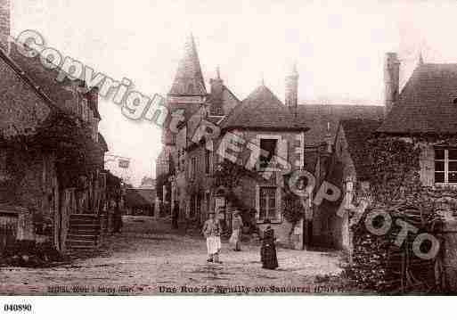 Ville de NEUILLYENSANCERRE, carte postale ancienne