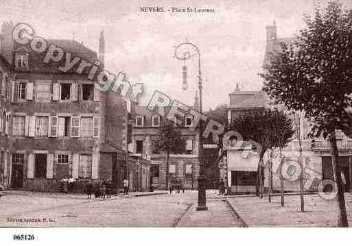 Ville de NEVERS, carte postale ancienne