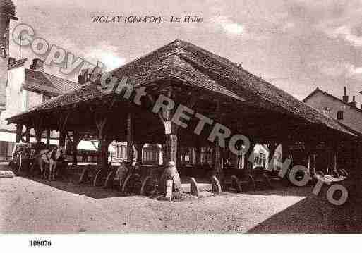 Ville de NOLAY, carte postale ancienne