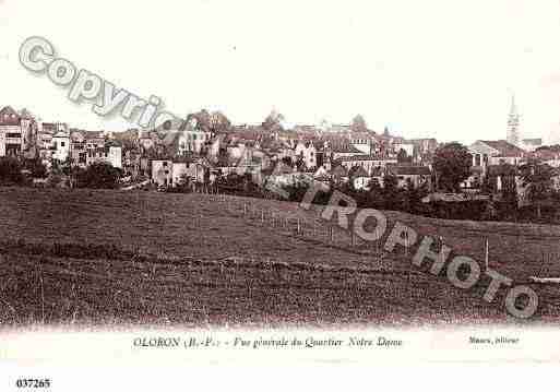 Ville de OLORONSAINTEMARIE, carte postale ancienne