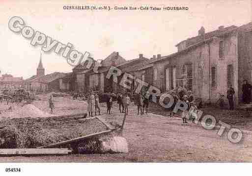 Ville de OZERAILLES, carte postale ancienne