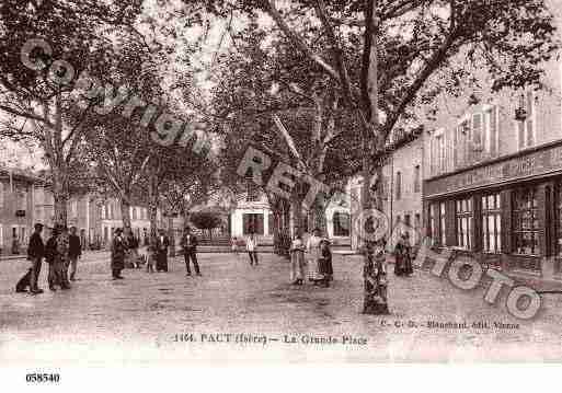 Ville de PACT, carte postale ancienne Ville de PACT, carte postale ancienne