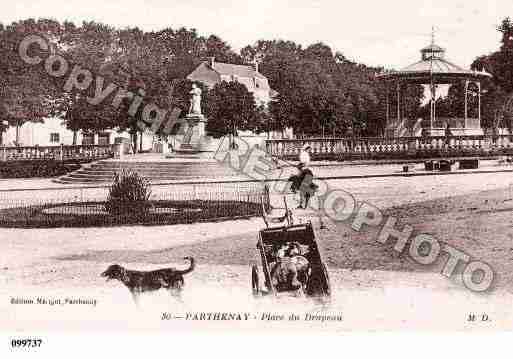 Ville de PARTHENAY, carte postale ancienne