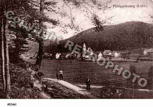 Ville de PHILIPPSBOURG, carte postale ancienne